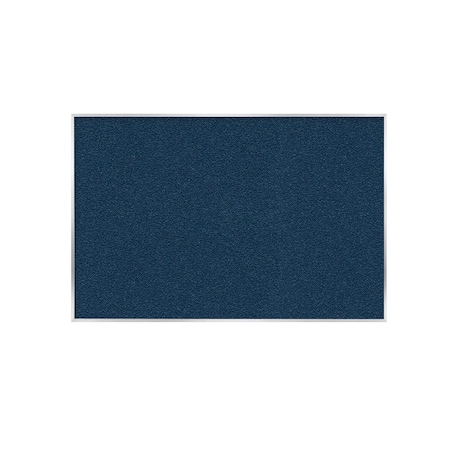 Ghent Bulletin Board, Vinyl, 4 ft H x 5 ft W, Navy AV45-195